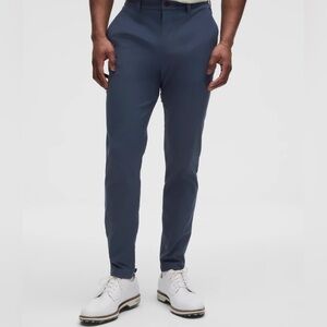 Lululemon ABC Commission Pants Mens 35x37 Chino Warpstreme Blue Performance